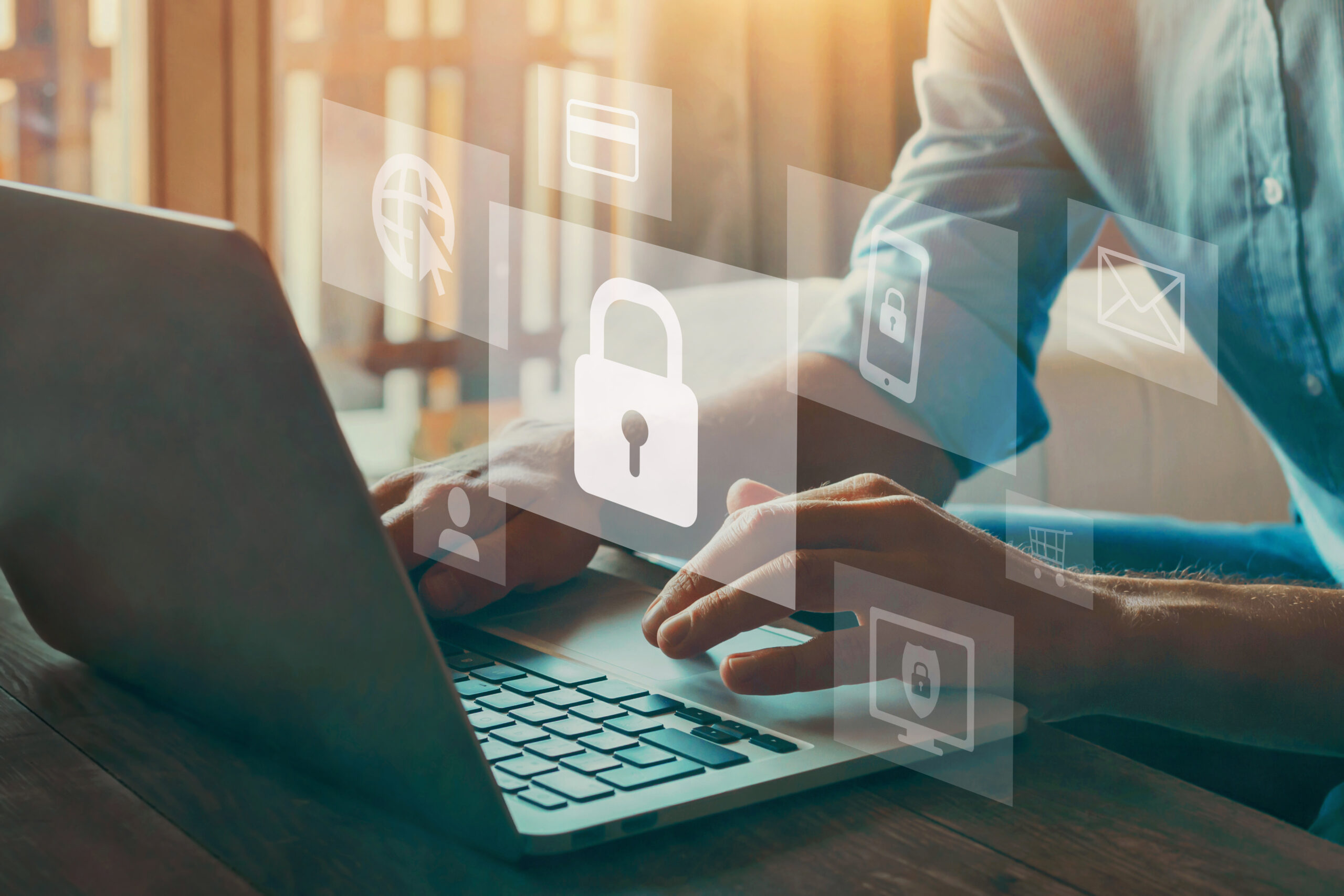 online data protection and information security concept, cyberse SAPHIR Cimetières